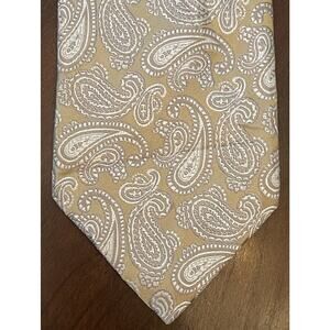 Valerio Garati Gold Hand Made 100% Silk Men’s Neck Tie Made In China